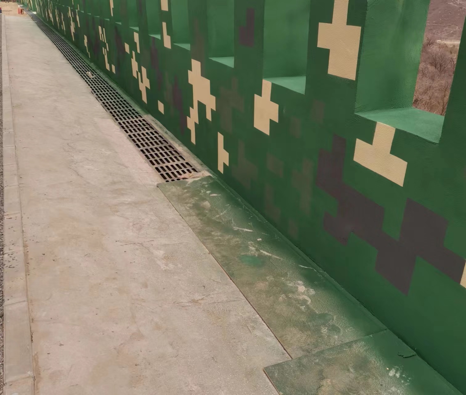 洛阳围墙迷彩喷涂,数迷彩漆